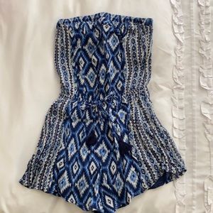 Strapless Romper